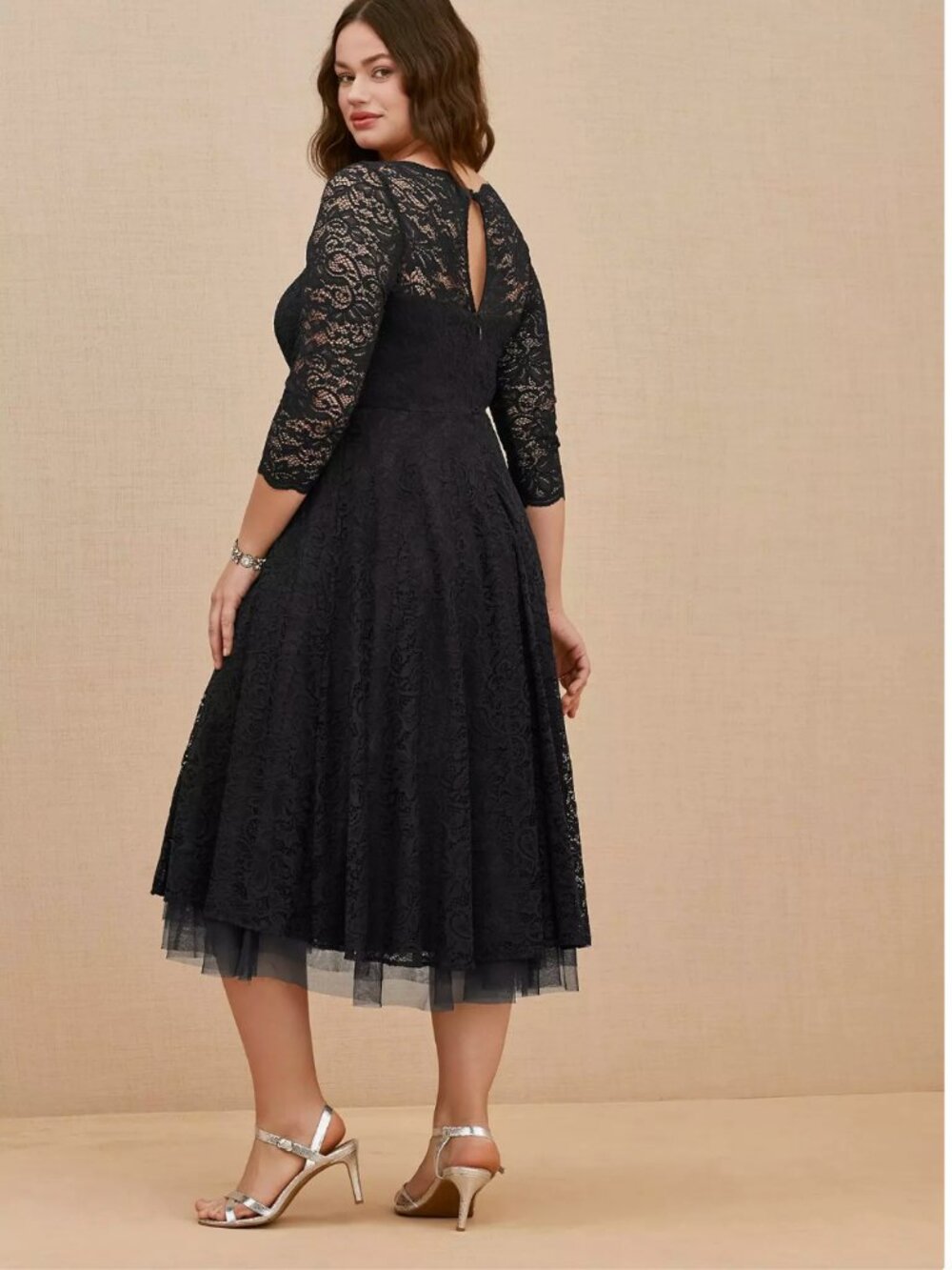 Torrid Midi Lace Dress - Picture 3 of 11